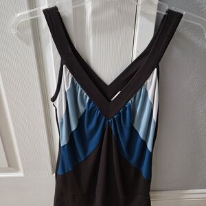 Stylish Black and Blue Women's Top
